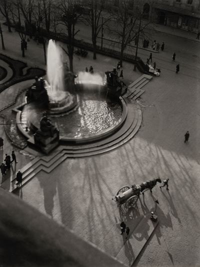 Fontana Angelica, Piazza Solferino, stampa successiva alla gelatina ai sali d'argento su carta po...