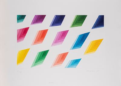 Gemme, acquaforte acquatinta a colori (VI/XX), 1980