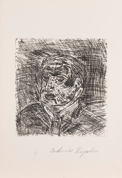 Autoritratto (acquaforte, es. I/Z), 1978