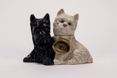 Decanter per Whisky in Bianco e Nero