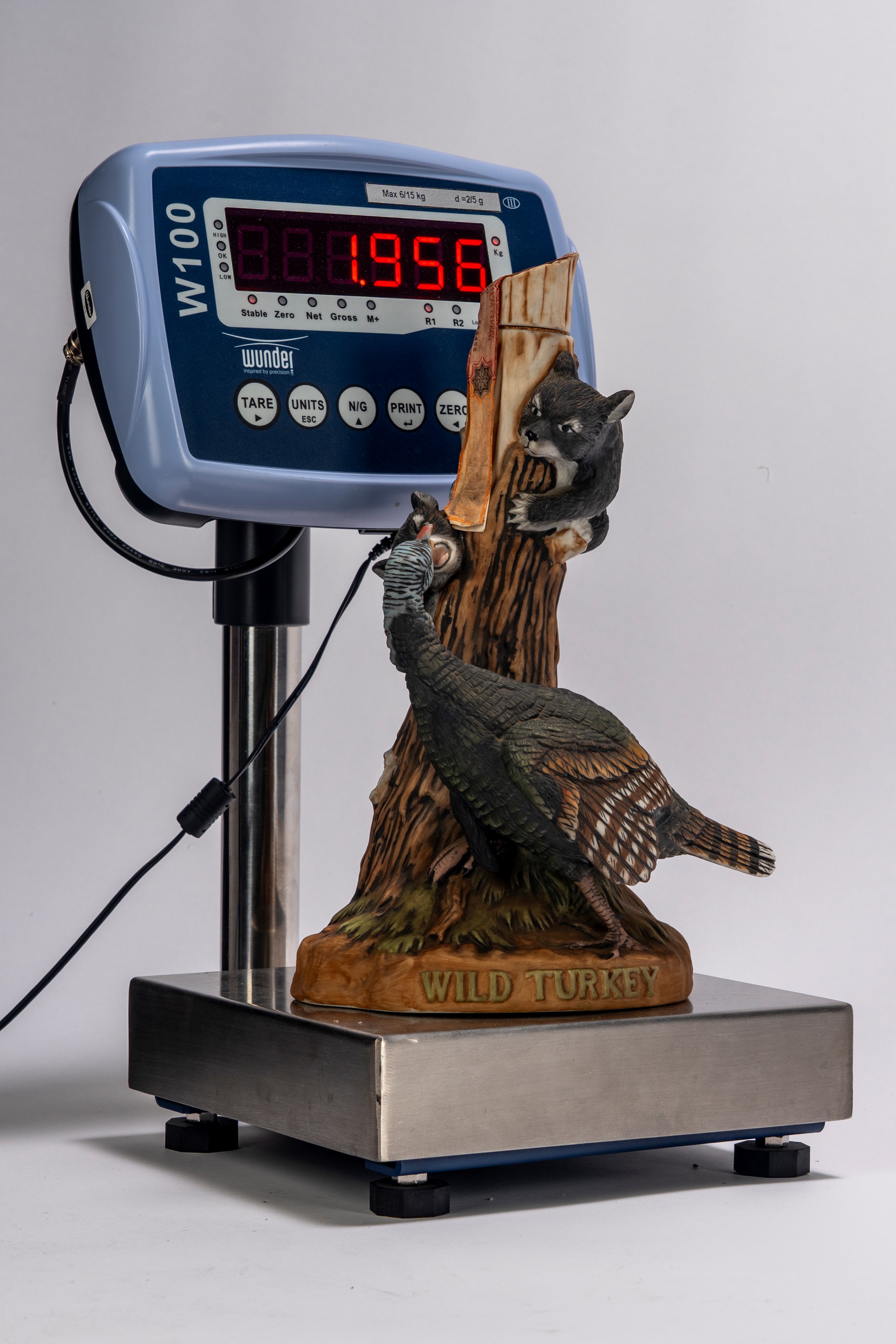 Scozia - Decanter in vetro per whisky Wild Turkey