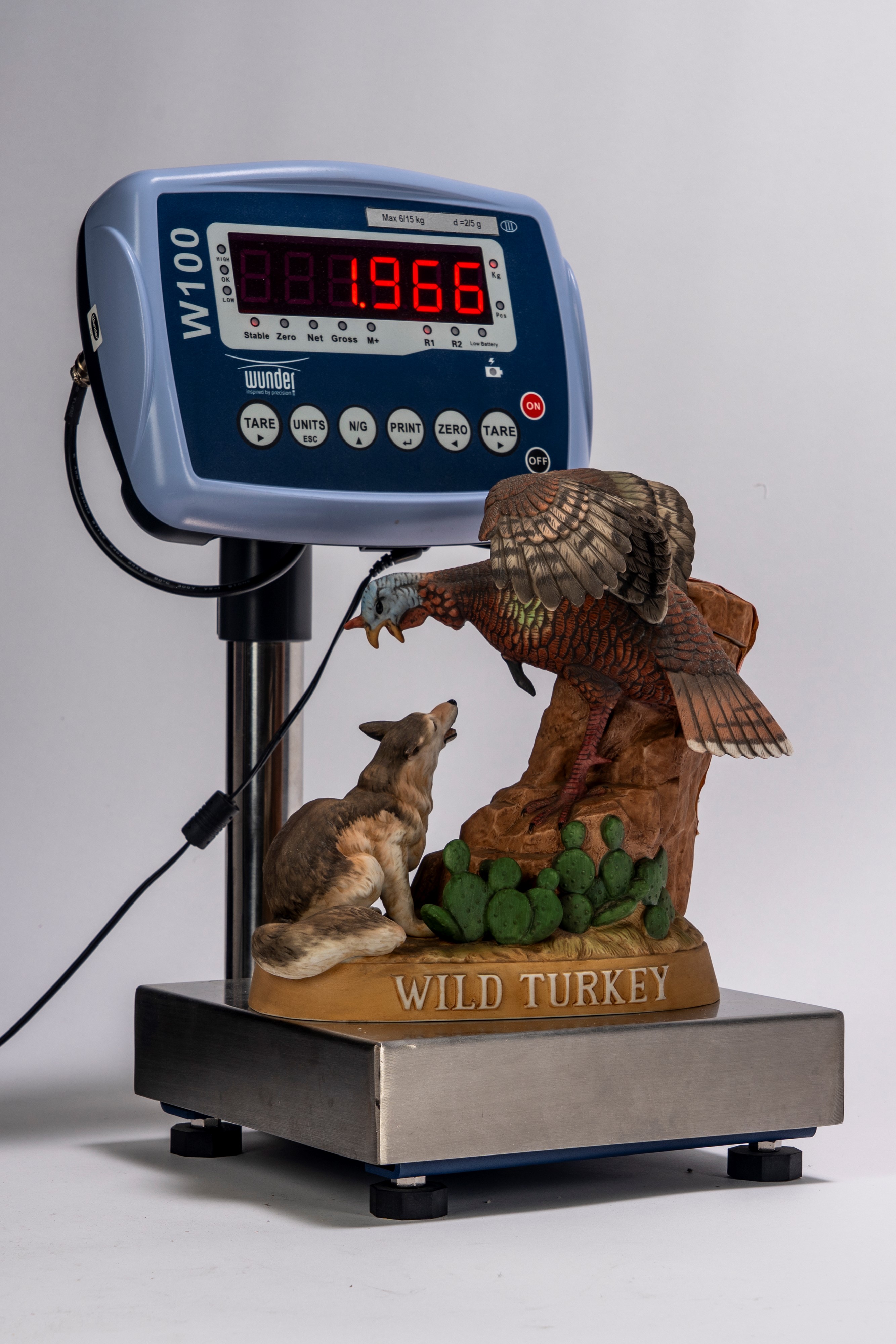 Scozia - Wild Turkey, Decanter in vetro per Whisky