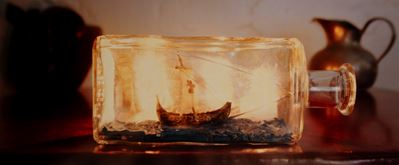 Untitled (ship), stampa a getto d'inchiostro su tela