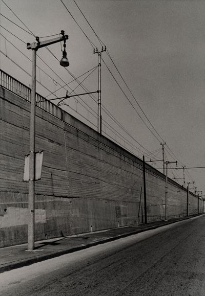 Milano, Ritratti di Fabbriche. Via Predil, stampa vintage alla gelatina ai sali d'argento