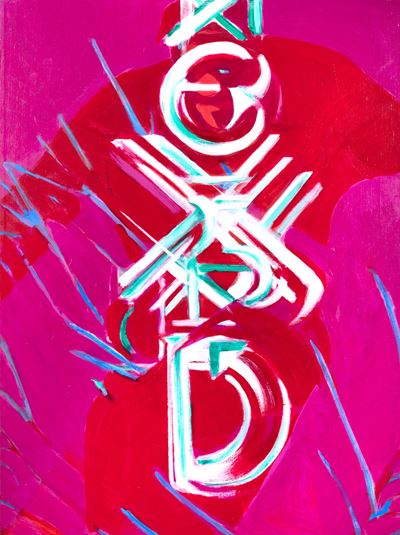 Neon (1991), acrilico su tela