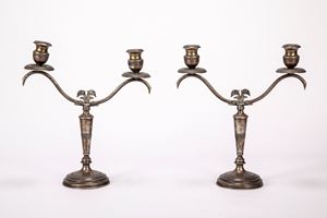 Coppia di candelabri