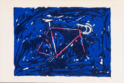 Bicicletta (serigrafia a colori)