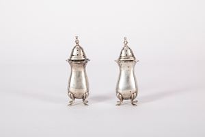 Pair of salt shakers