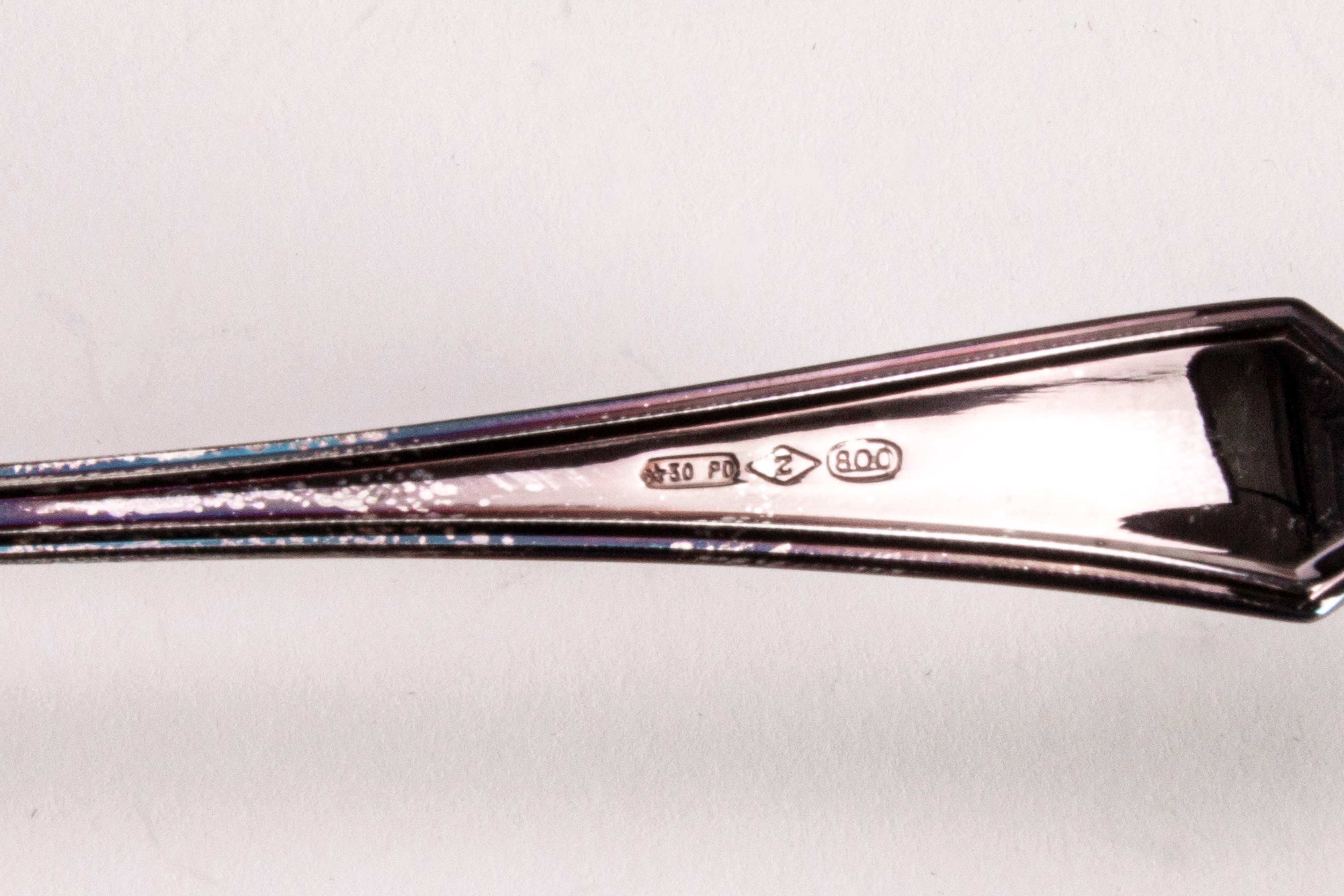 Set di dodici forchettine da dolce