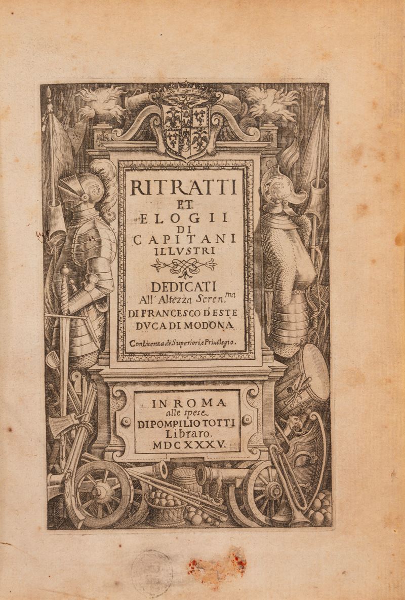 Ritratti et elogii di Capitani Illustri