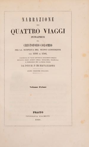 Raccolta di viaggio dalla scoperta del nuovo continente fino a' di' nostri