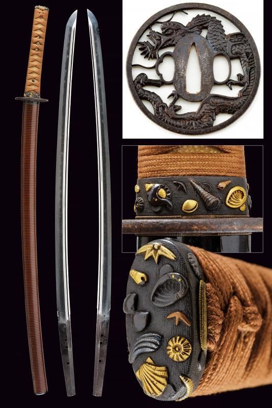 Katana con bel koshirae