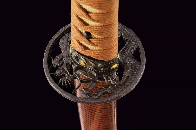 Katana con bel koshirae