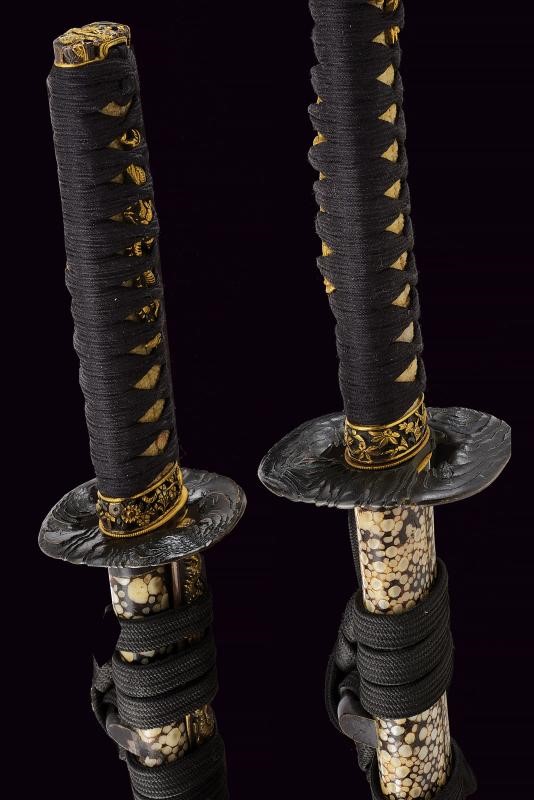 Bel Daisho, con katana recante firma Kanefusa