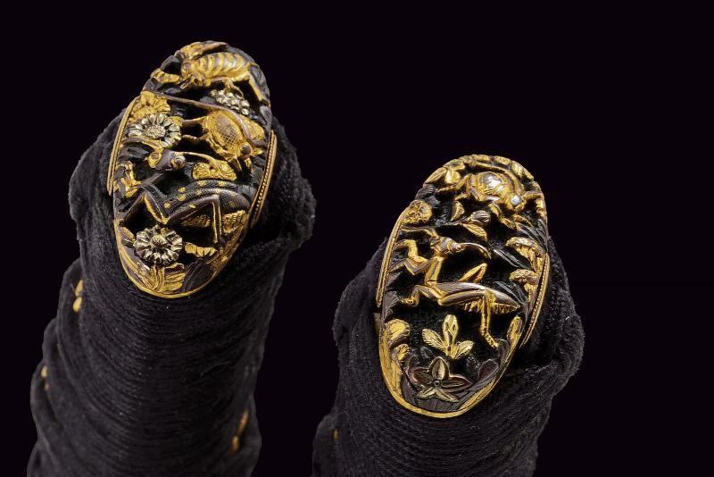 Bel Daisho, con katana recante firma Kanefusa