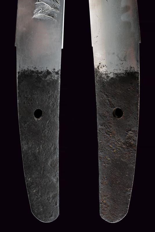 Ko-wakizashi con bel koshirae