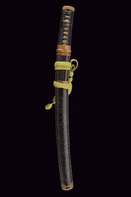 Ko-wakizashi con bel koshirae