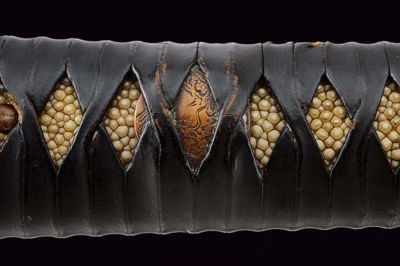 Ko-wakizashi con bel koshirae