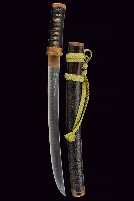 Ko-wakizashi con bel koshirae