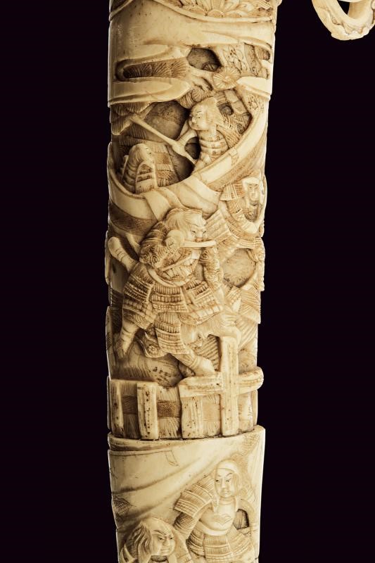 Wakizashi in bellissimo koshirae in osso