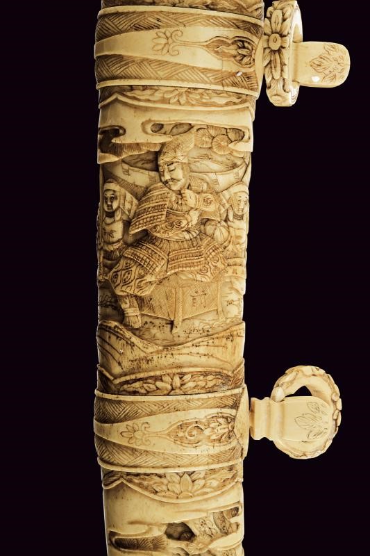 Wakizashi in bellissimo koshirae in osso