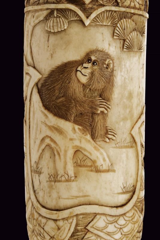 Tanto in bellissima montatura d'osso