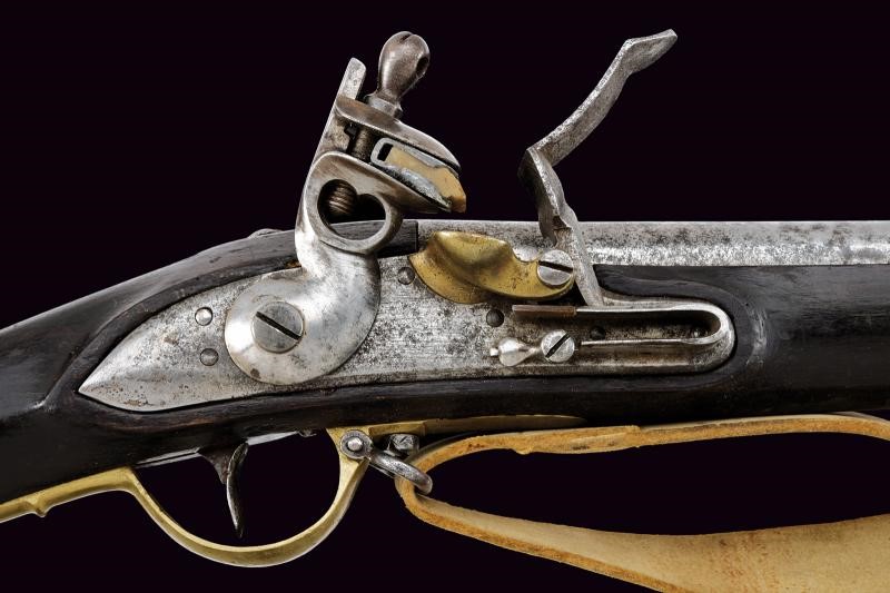 Fucile a pietra focaia da fanteria Mod. 1798/99, corto, con baionetta