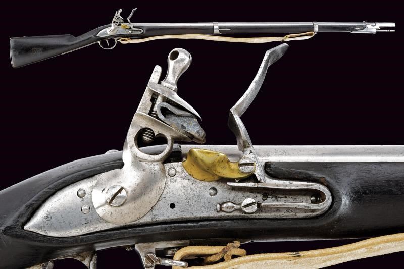 Raro fucile a pietra focaia da fanteria mod. 1807