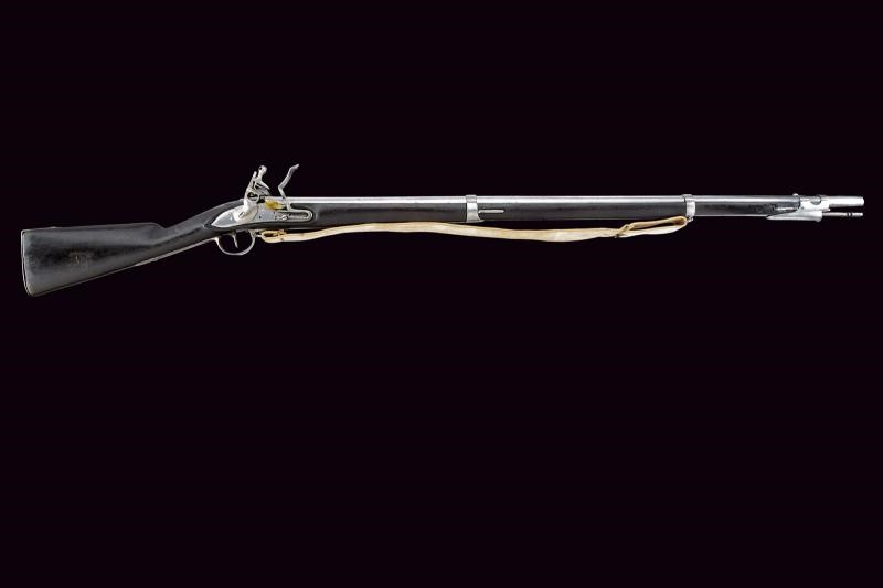 Raro fucile a pietra focaia da fanteria mod. 1807