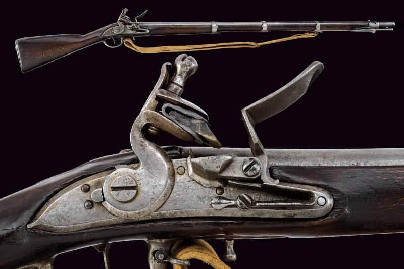 Raro fucile a pietra focaia da fanteria mod. 1767/74