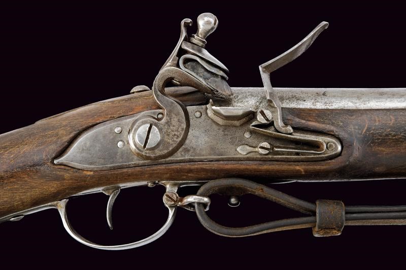 Raro fucile a pietra focaia da fanteria mod. 1754