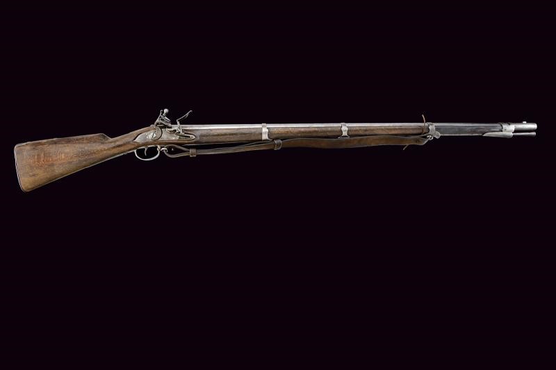 Raro fucile a pietra focaia da fanteria mod. 1754