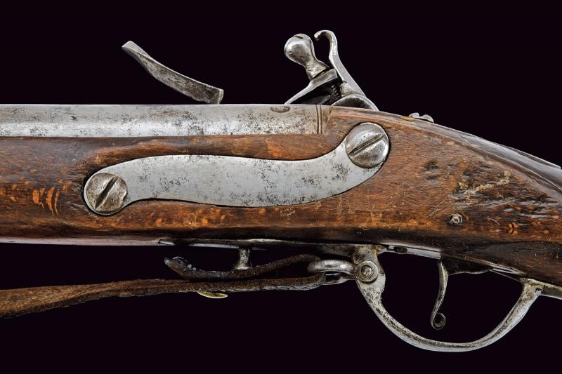 Raro fucile a pietra focaia da fanteria mod. 1754