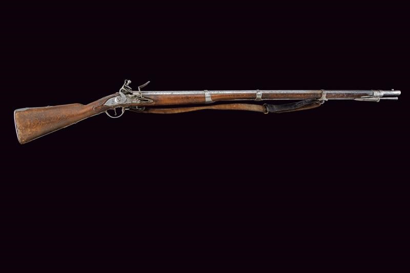Raro fucile a pietra focaia da fanteria mod. 1754