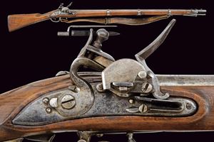 Raro fucile a pietra focaia da fanteria mod. 1767/74/84