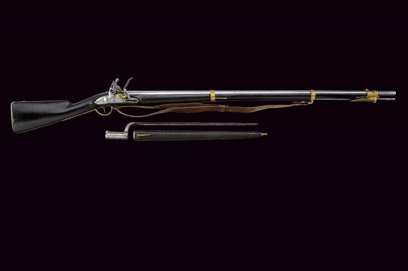 Fucile a pietra focaia da fanteria Mod. 1798/99 con baionetta