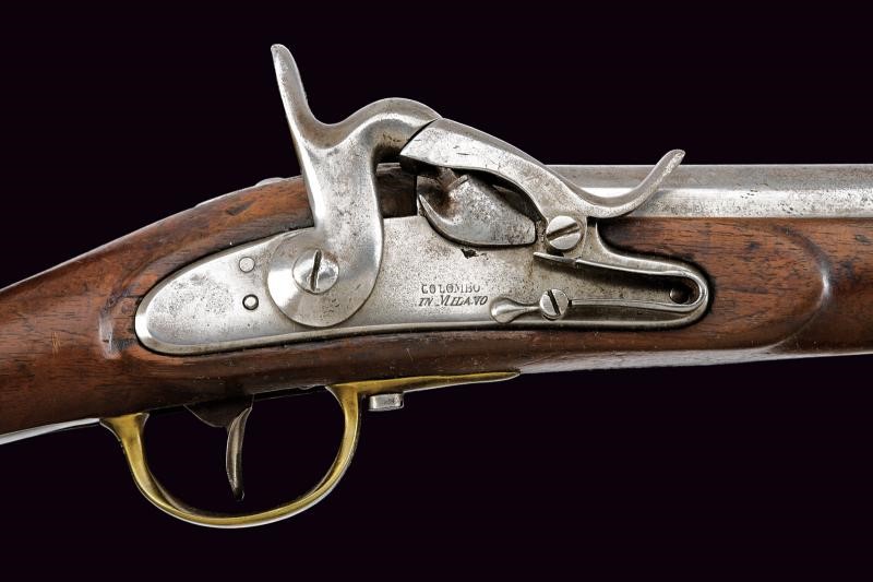 Fucile a luminello con daga, per Guardie Boschive del Lombardo-Veneto