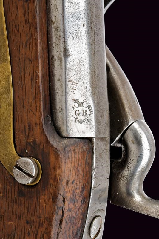 Fucile a luminello con daga, per Guardie Boschive del Lombardo-Veneto