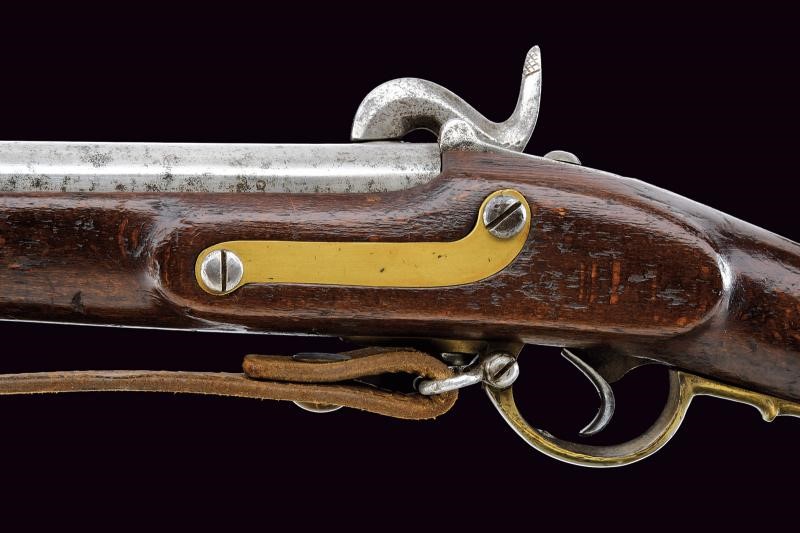 Raro fucile sistema Augustin da cadetto mod. 1842 con baionetta