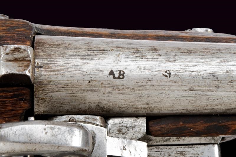 Raro fucile da fanteria sistema Augustin mod. 1828/40 con baionetta