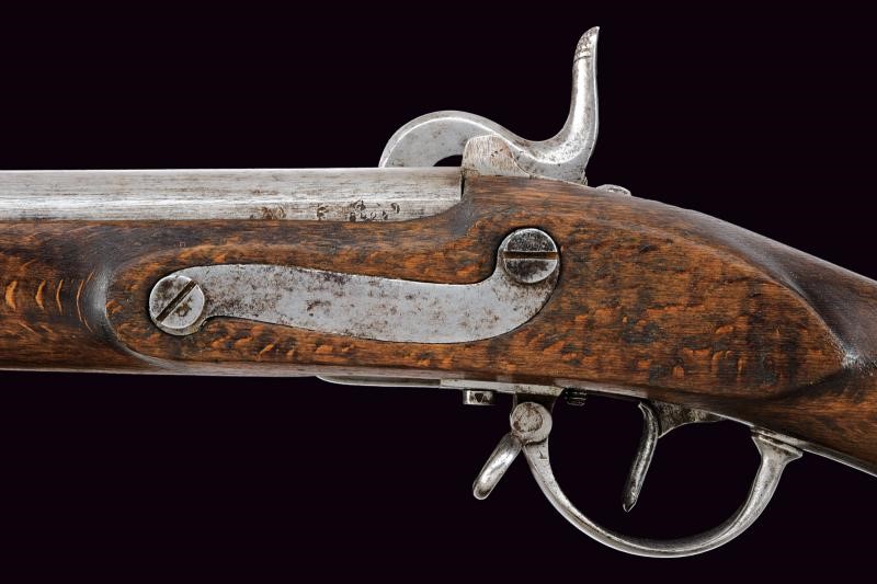 Raro fucile da fanteria sistema Augustin mod. 1828/40 con baionetta