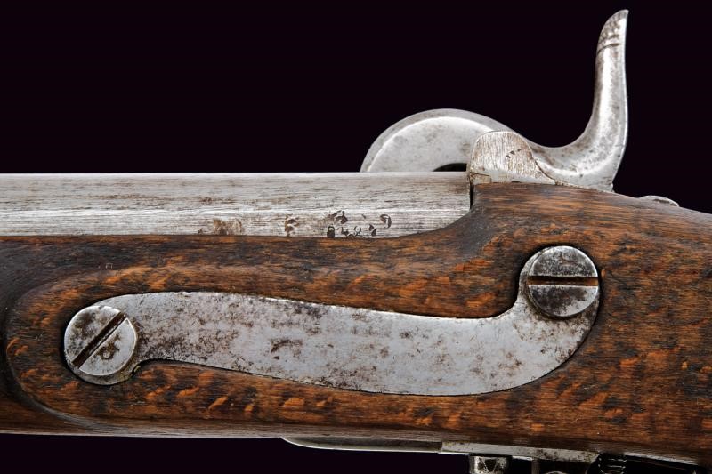 Raro fucile da fanteria sistema Augustin mod. 1828/40 con baionetta