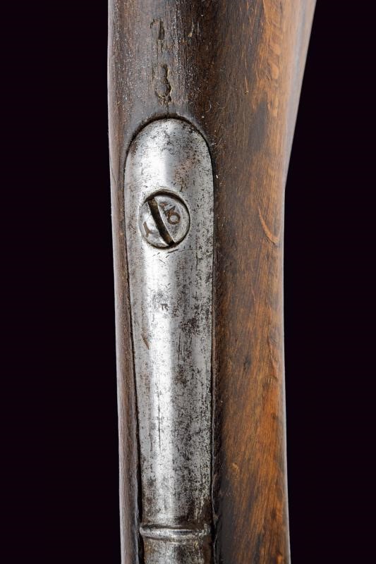 Raro fucile da fanteria sistema Augustin mod. 1828/40 con baionetta