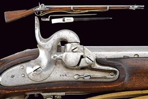 Infanteriegewehr M. 1842 sistema Augustin con baionetta