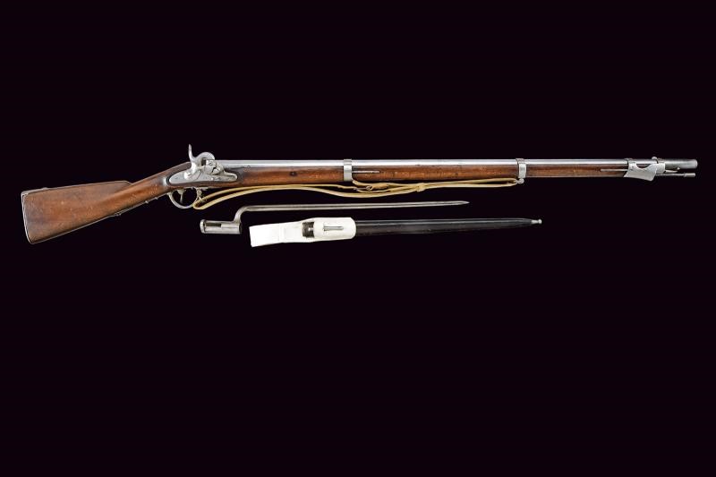 Infanteriegewehr M. 1842 sistema Augustin con baionetta