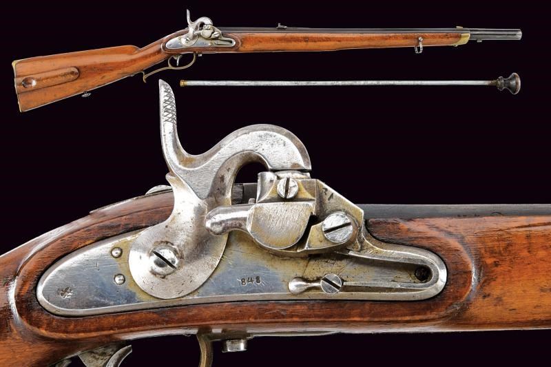 Jagerstutzen Mod. 1842 con sistema Augustin