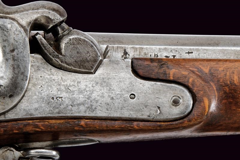 Raro fucile Lorenz da cadetto mod. 1854 con baionetta