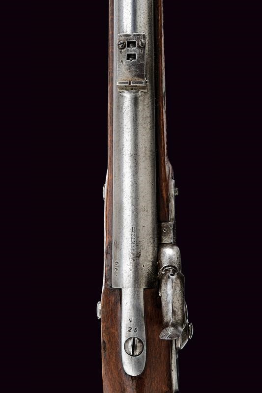 Raro fucile Lorenz da cadetto mod. 1854 con baionetta