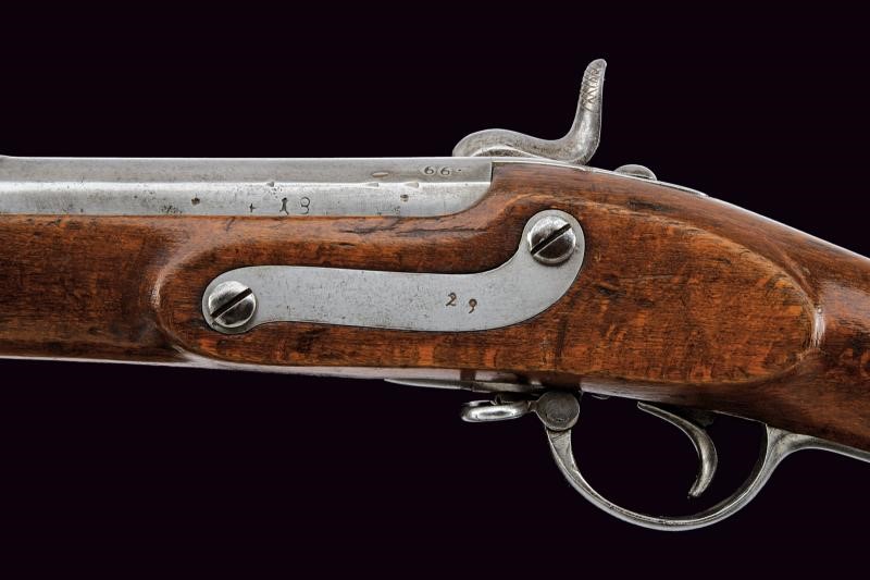 Raro fucile Lorenz da cadetto mod. 1854 con baionetta