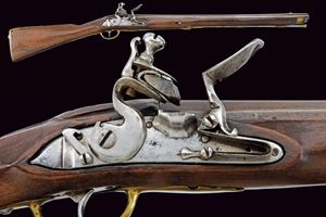 Raro trombone a pietra focaia mod. 1759 da cavalleria